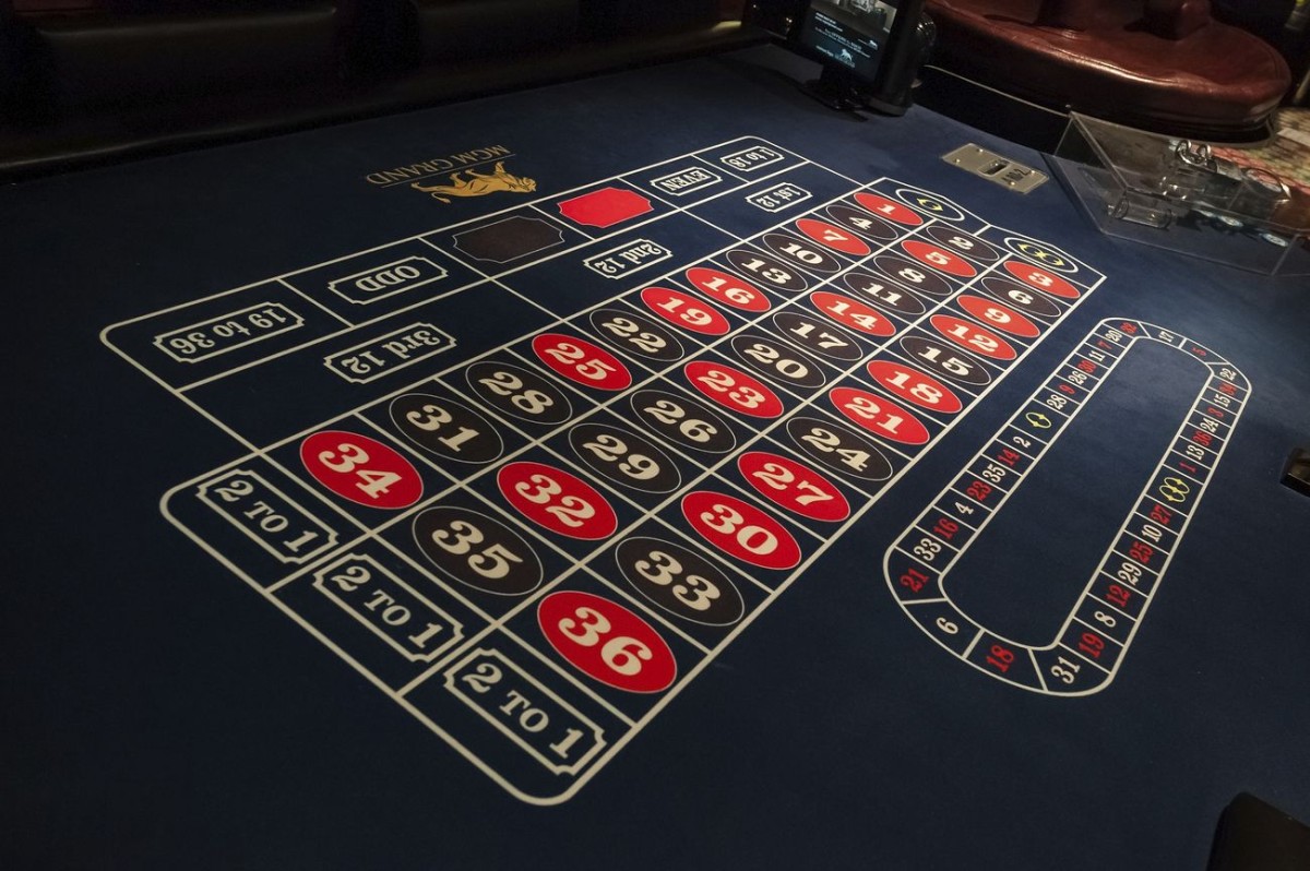 Casino table, gambling addiction